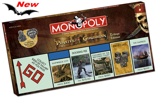 Pirates of the Caribbean, Trilogy Monopoly********* 30% DISCOUNT